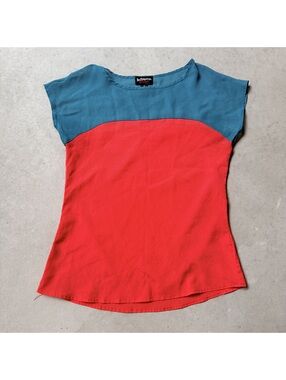 Retro Vintage Color Block Shirt by Hot Tempered Size M
